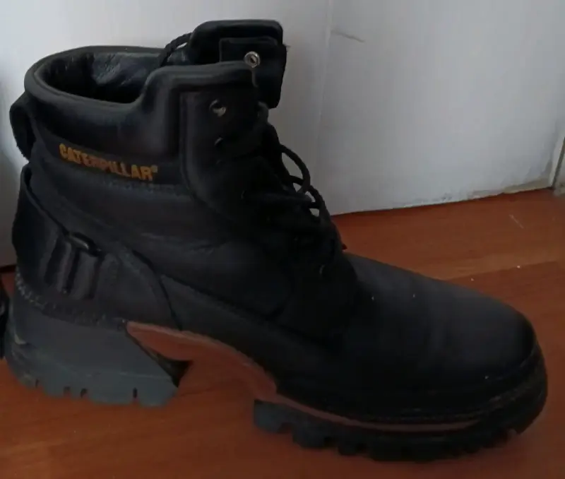 Botas Caterpillar negras de cuero para mujer 39 - 2