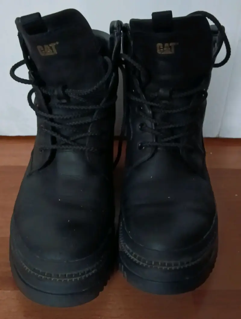 Botas Caterpillar negras de cuero para mujer 39 - 5