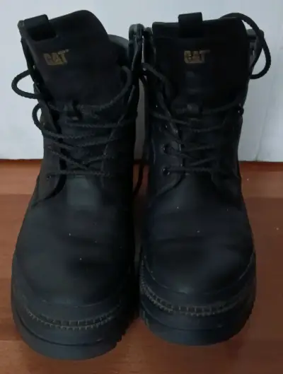 Botas Caterpillar negras de cuero para mujer 39 - miniatura 5