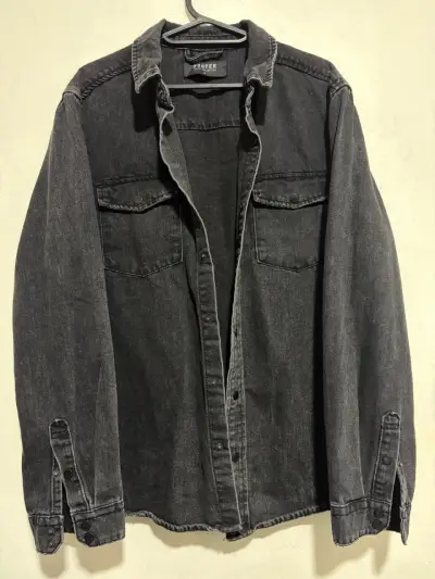 Camisa de mezclilla negra Foster - miniatura 1