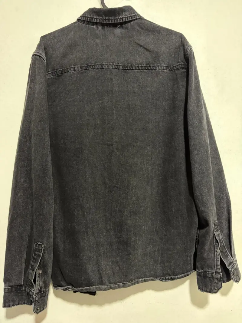 Camisa de mezclilla negra Foster - 2
