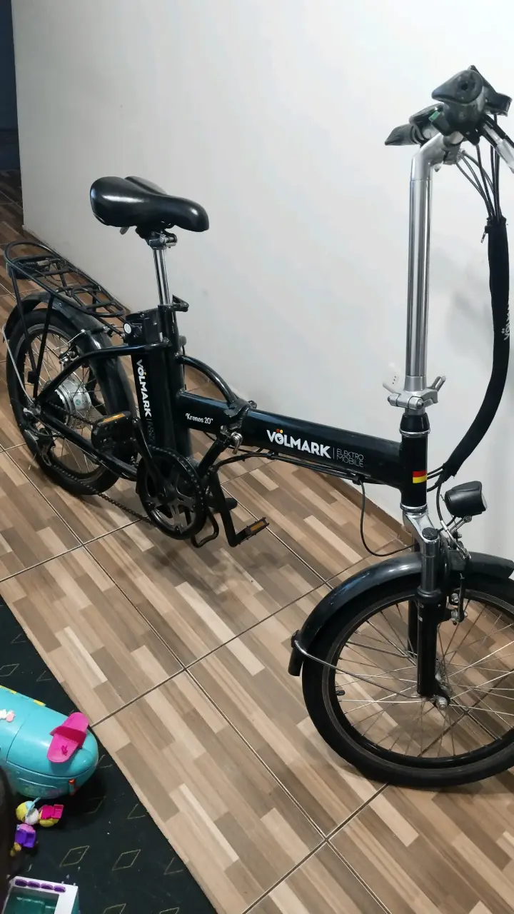 Bicicleta plegable eléctrica Völmark negra - 2