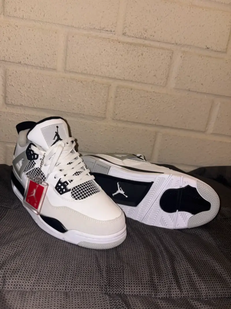 Zapatillas Air Jordan Retro 4 Military Black - 2