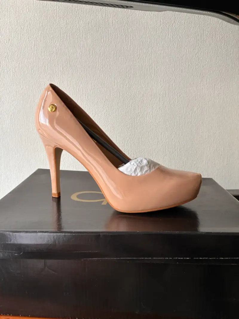 Zapatos de Tacón Gacel Nude Charol Talla 35 - 4