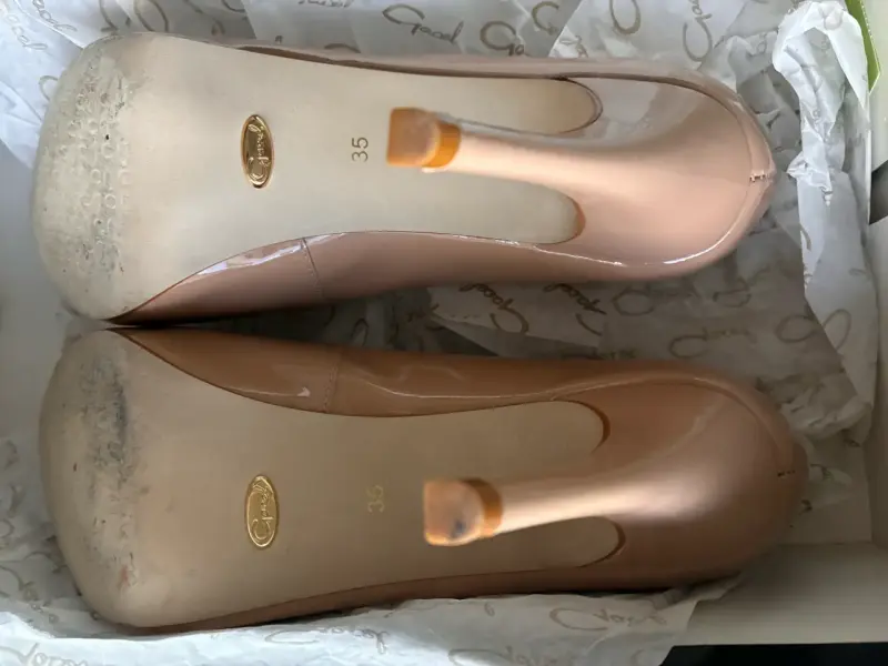 Zapatos de Tacón Gacel Nude Charol Talla 35 - 6
