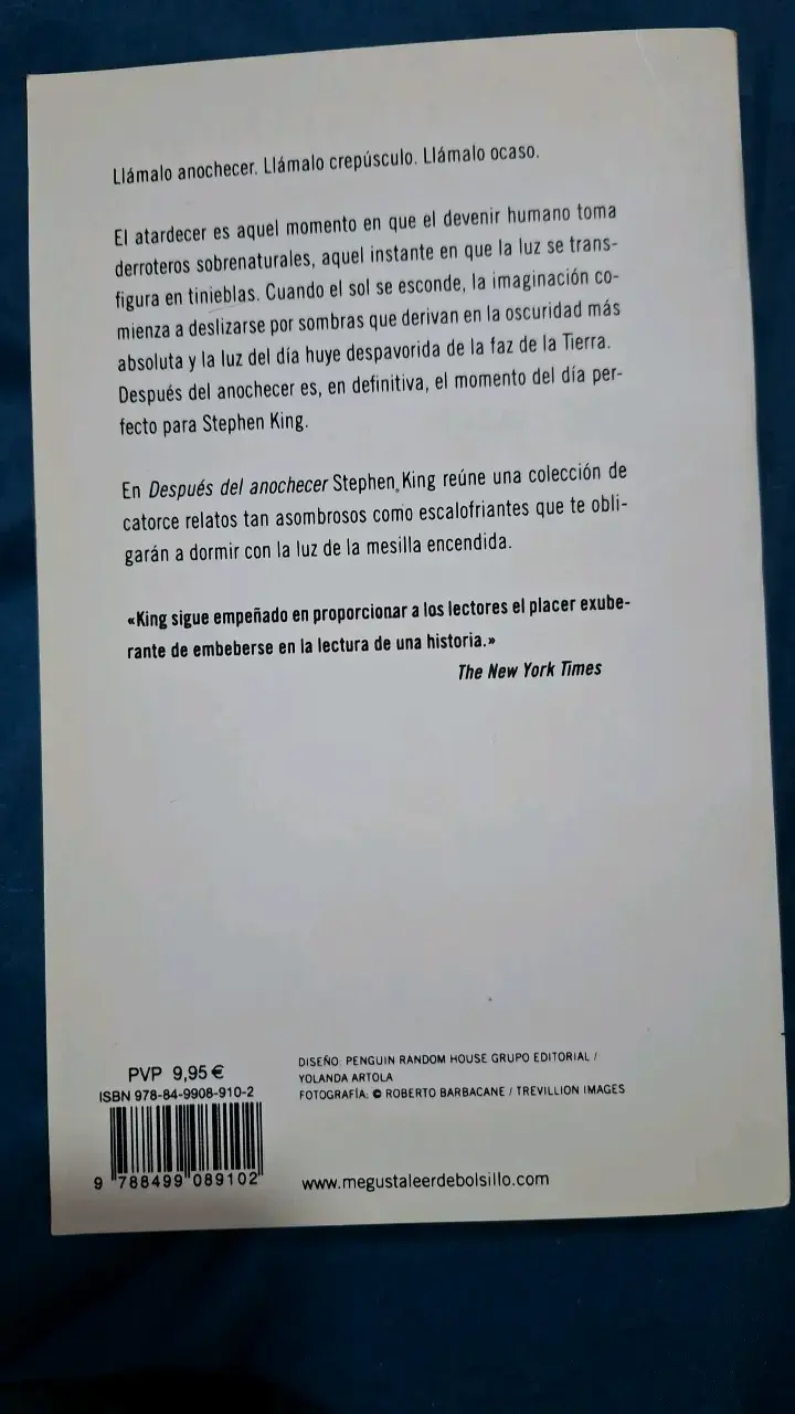 Libro 'Después del Anochecer' de Stephen King - 2