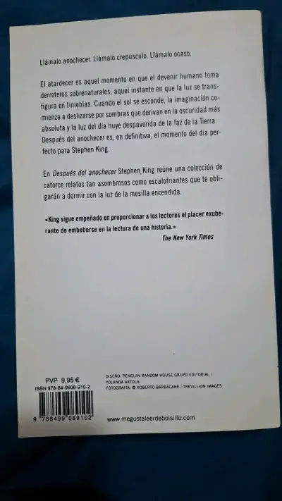Libro 'Después del Anochecer' de Stephen King - miniatura 2
