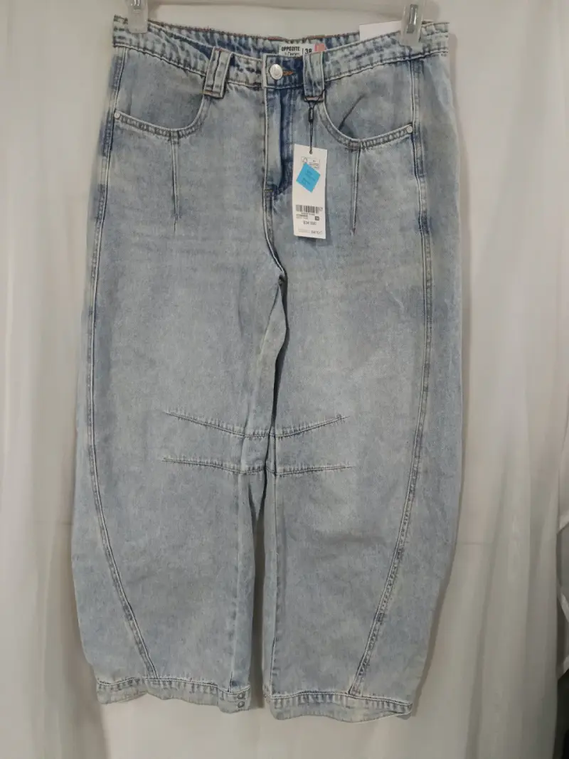 Jeans anchos de mezclilla azul claro Opposite - 1