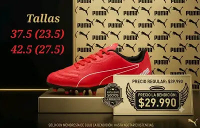 Zapatillas de fútbol Puma para hombre en varios colores - miniatura 1
