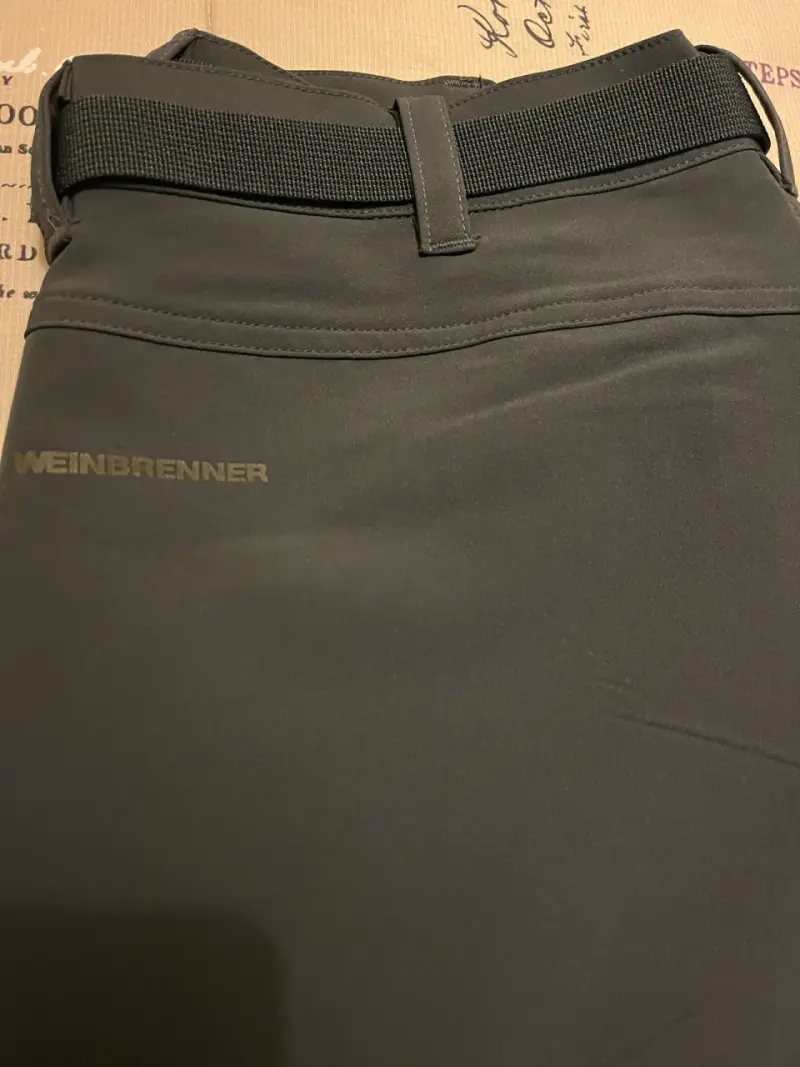 Pantalones outdoor Weinbrenner gris con cinturón - 3