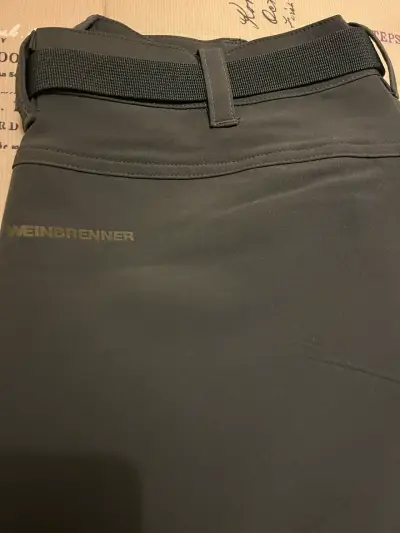 Pantalones outdoor Weinbrenner gris con cinturón - miniatura 3