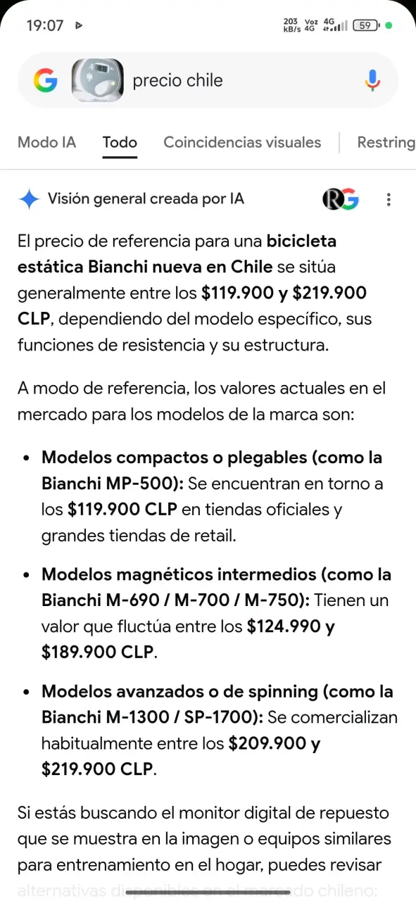 Bicicleta estática Bianchi con monitor digital - 5