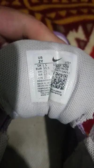 Zapatillas deportivas Nike para niños color lila - miniatura 4