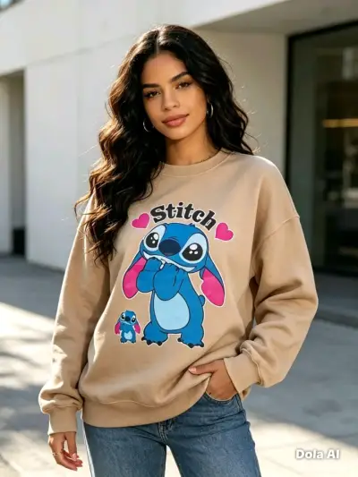 Polerón de mujer con diseño de Stitch en varios colores - miniatura 4