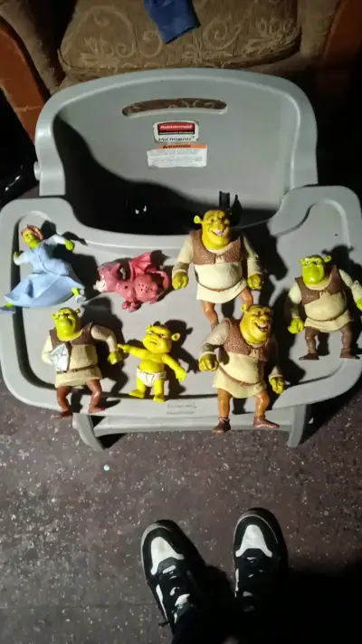 figuras de Shrek, colección Macdonald. - miniatura 1