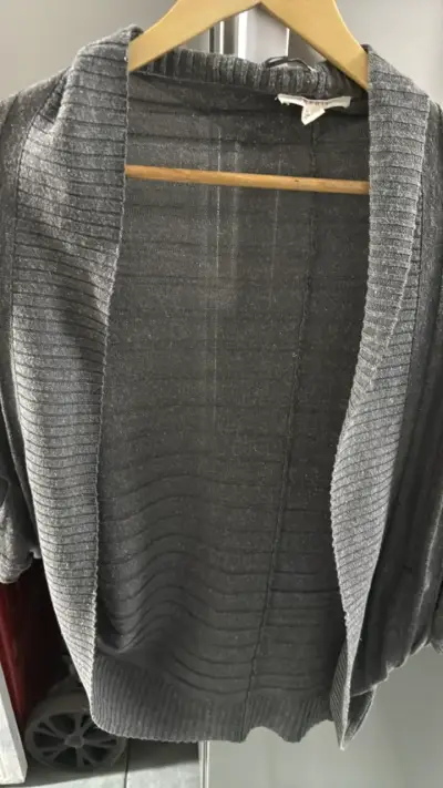 Cárdigan gris de punto para mujer Esprit - miniatura 2