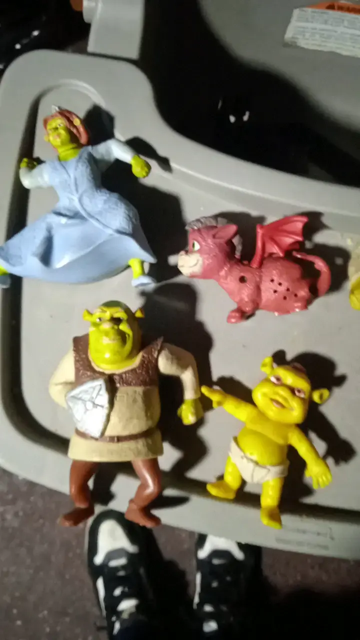 figuras de Shrek, colección Macdonald. - 2