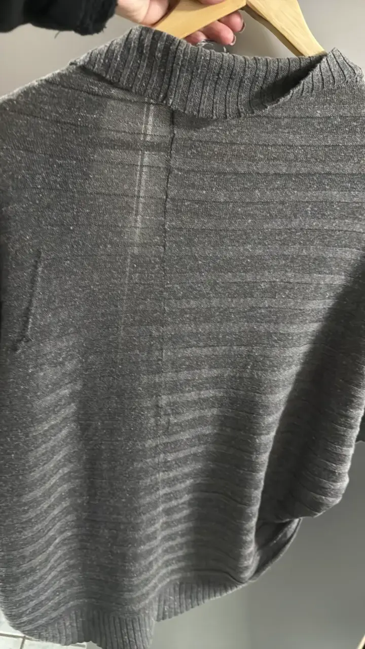 Cárdigan gris de punto para mujer Esprit - 4