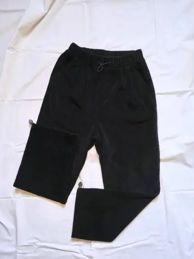 Pantalón estilo buzo cotelé negro talla XS - miniatura 4