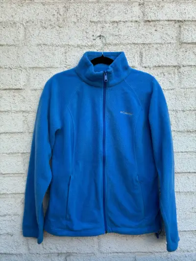 Chaqueta polar azul Columbia para mujer - miniatura 1