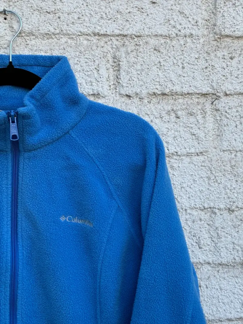Chaqueta polar azul Columbia para mujer - 2
