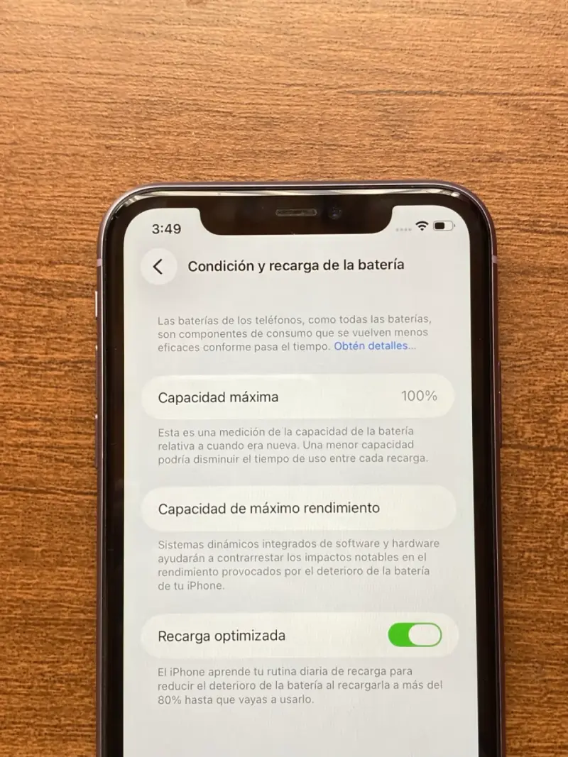 iPhone 11 128gb Morado 100% batería - 4