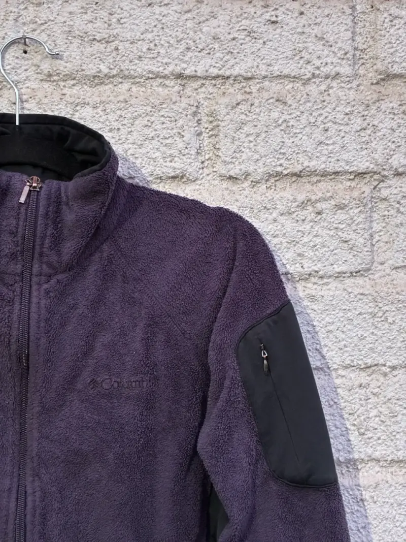 Chaqueta polar morada Columbia para mujer - 2