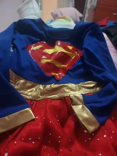 Disfraz de Superhéroe para Niña Azul y Rojo - miniatura 2