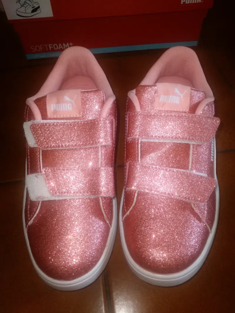Zapatillas Niña Brillantes Puma Talla 34 - 2
