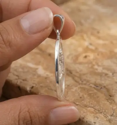 Medalla de Plata Sagrado Corazón de Jesús - miniatura 3