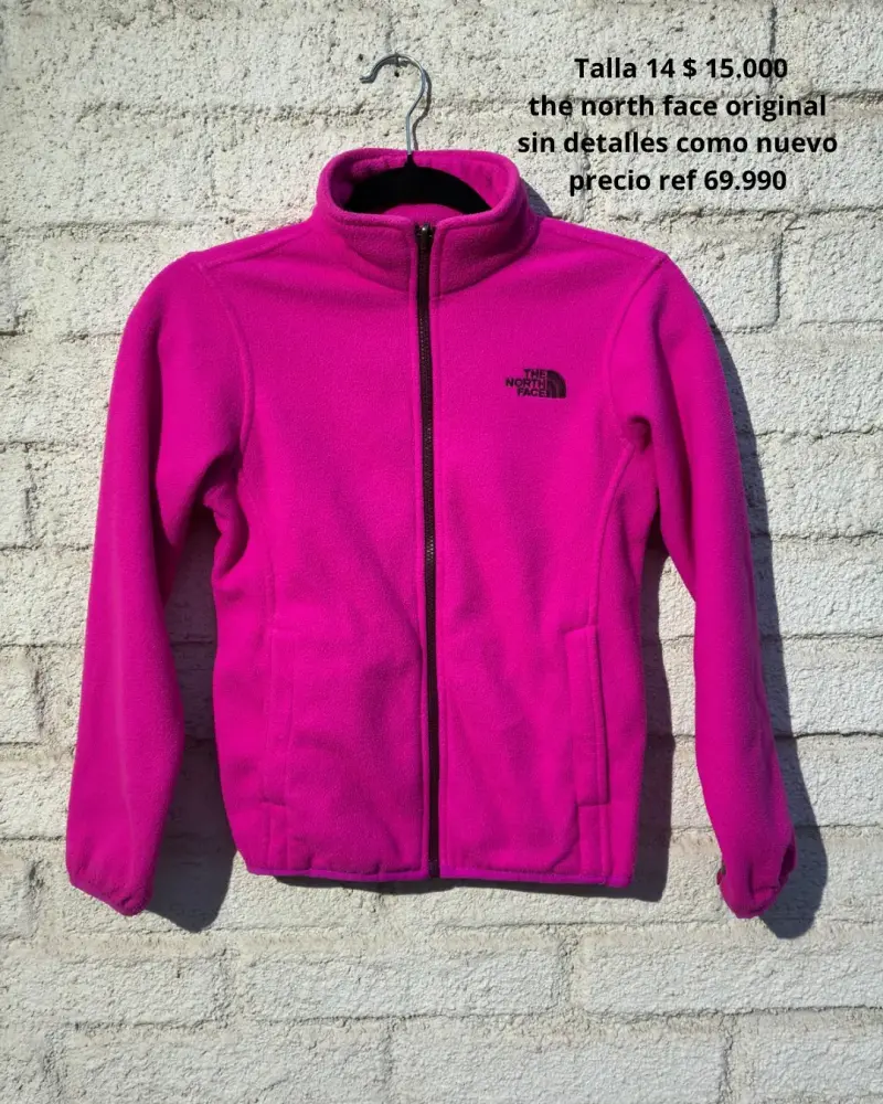 Chaqueta polar fucsia The North Face talla 14 14