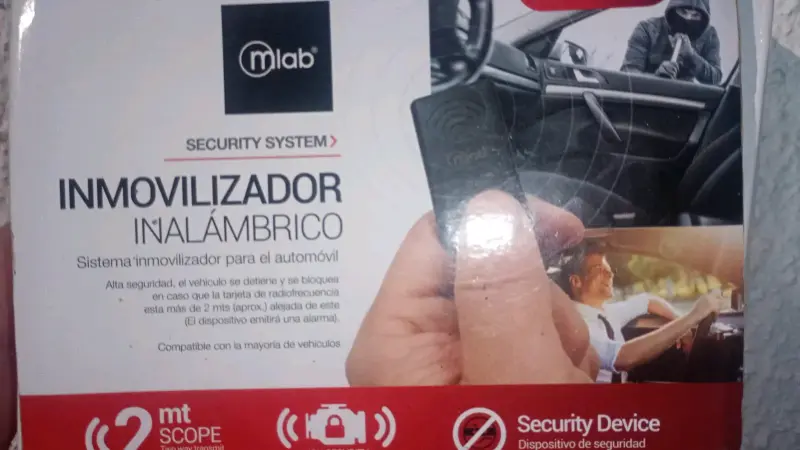 Inmovilizador inalámbrico para automóvil Mlab