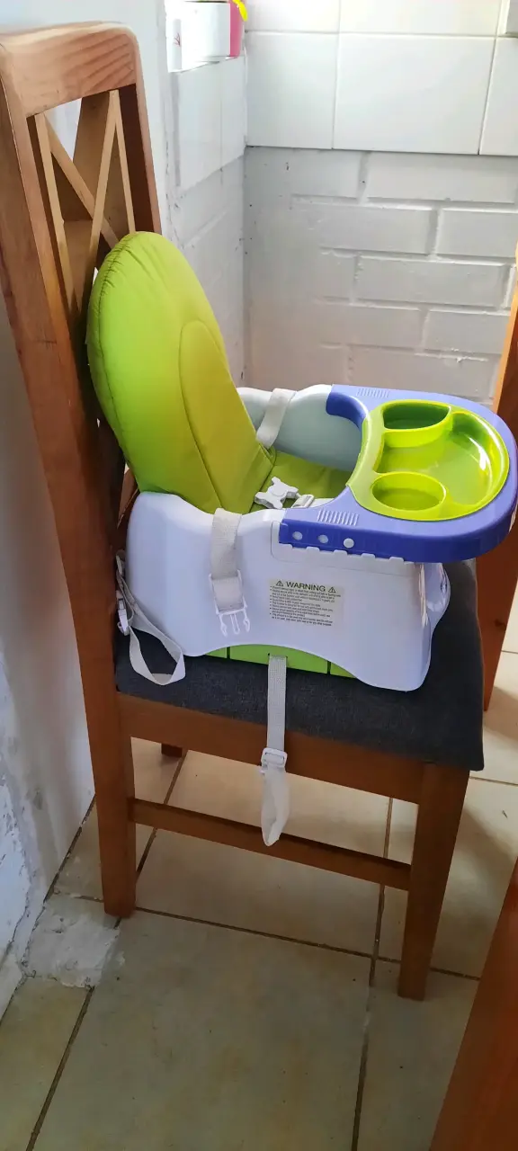 Silla de comer alzador Infanti verde - 3