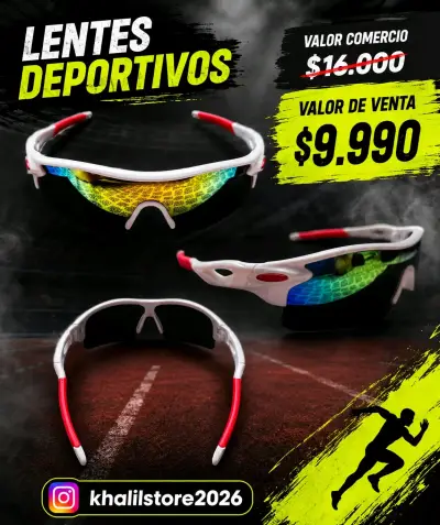 Lentes deportivos polarizados unisex - miniatura 2