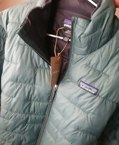 Chaqueta micro Puff verde Patagonia, M, Nueva - miniatura 1