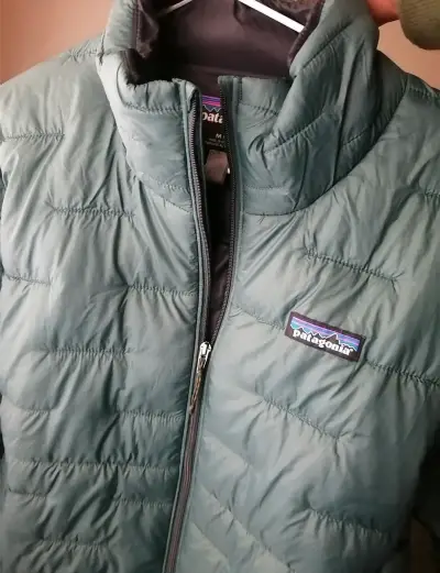 Chaqueta micro Puff verde Patagonia, M, Nueva - miniatura 2