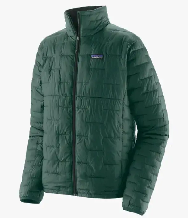 Chaqueta micro Puff verde Patagonia, M, Nueva - 3