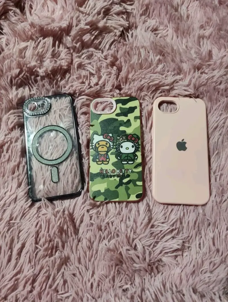 Set de 3 carcasas para iPhone 16e con diseño - 1