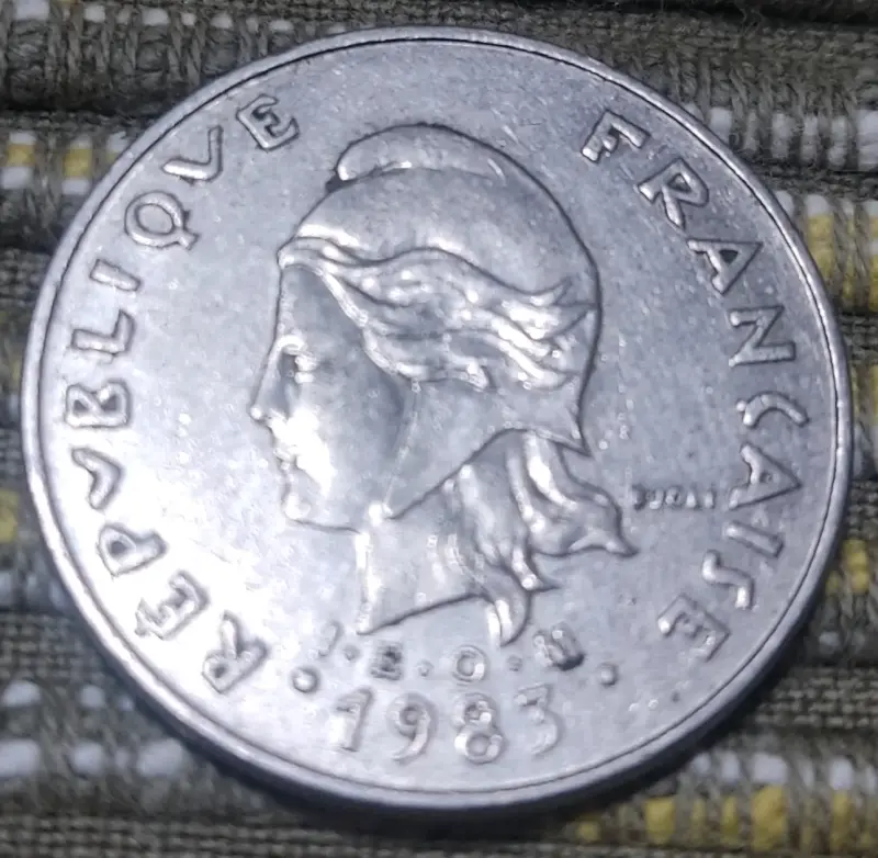Moneda Francesa de 20 Francos 1983 - 1