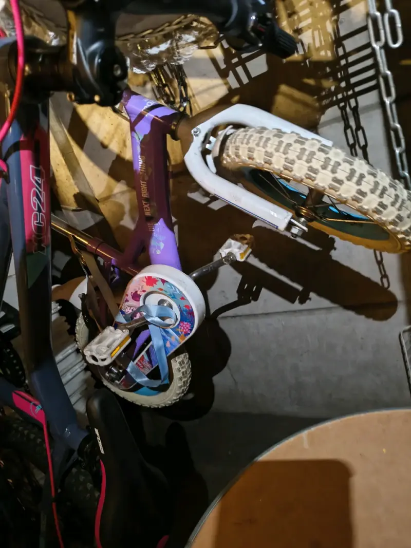 Bicicleta infantil Frozen morada - 2