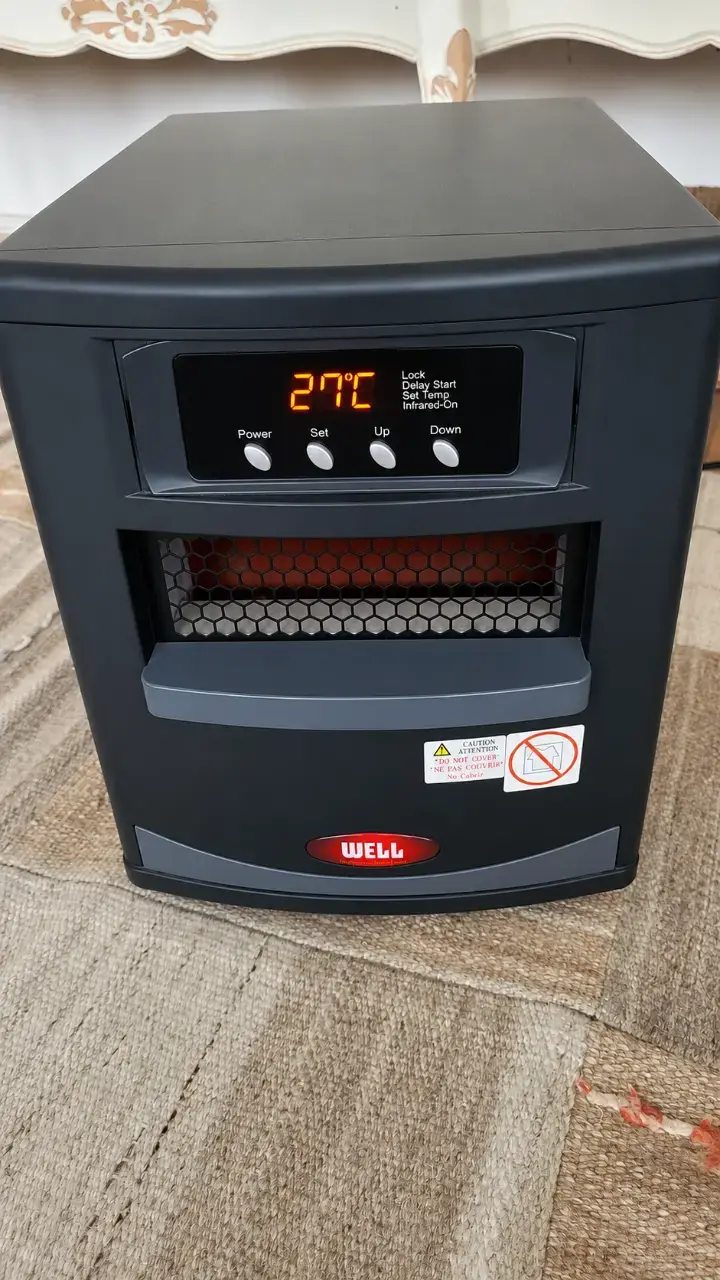 Calefactor eléctrico Well con control de temperatura