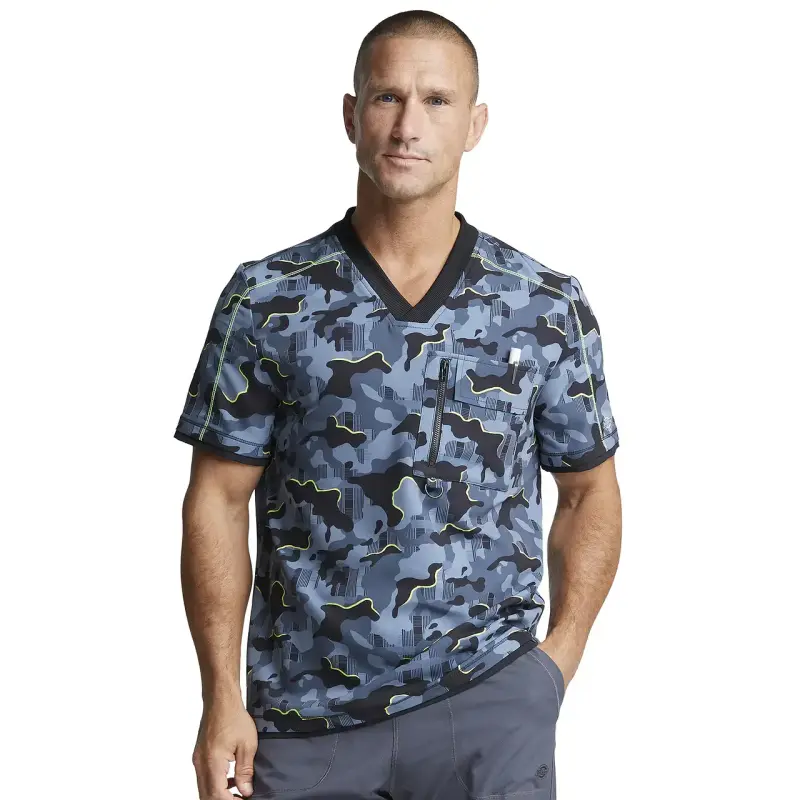 Polera camuflada gris con bolsillo Dickies - 2