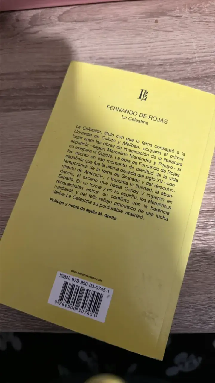 Libro 'La Celestina' de Fernando de Rojas - 2