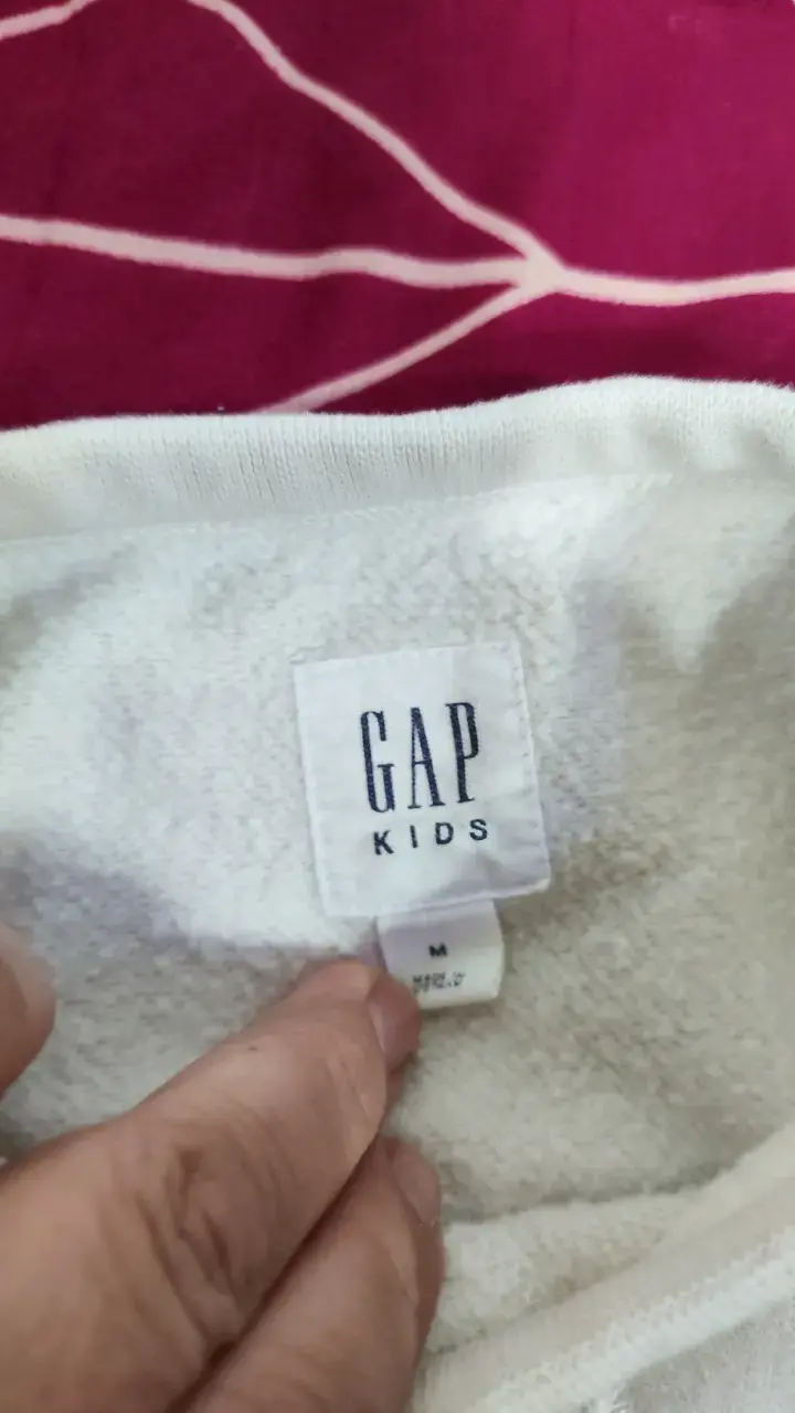 Polerón blanco GAP Kids con logo - 2