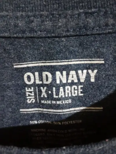 Polera azul Old Navy talla XL - miniatura 2