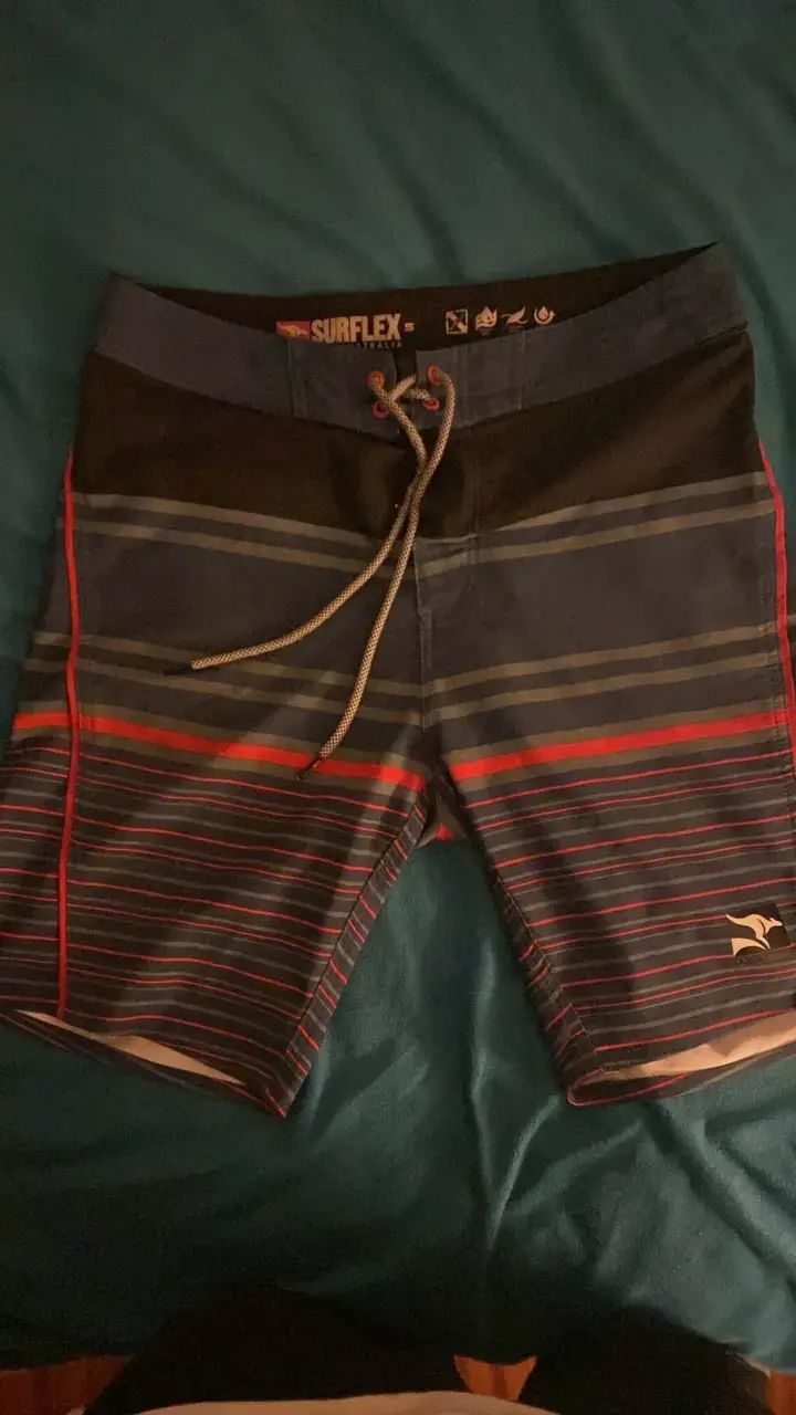 Shorts de baño Surflex rayados para hombre - 1