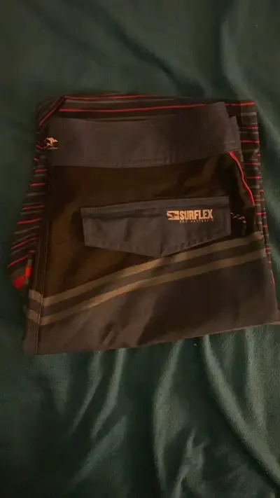 Shorts de baño Surflex rayados para hombre - miniatura 4