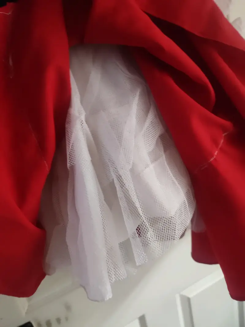 Vestido de cueca más falso con encajes y volantes - 4