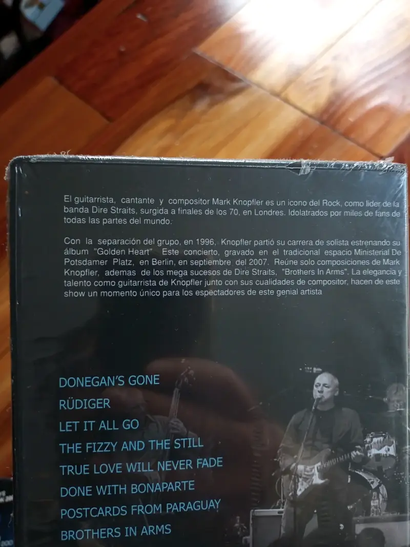 DVD Mark Knopfler Live in Berlin nuevo - 2