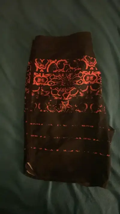 Shorts de baño O'Neill estampado rojo y negro - miniatura 3